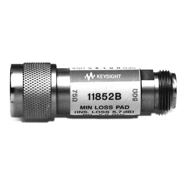Keysight 11852B/004 Minimum Loss Pad, 50 Ω N(m) to 75 Ω N(f), DC to 3 GHz