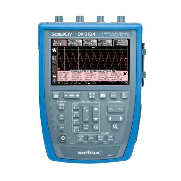 AEMC Instruments OX 9104 IV 100MHz Handheld Oscilloscope, 4-Channel