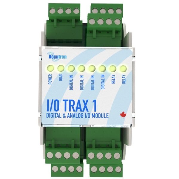 Accutron I/O Trax 2 Remote I/O Module, Modbus RTU, DIN Rail