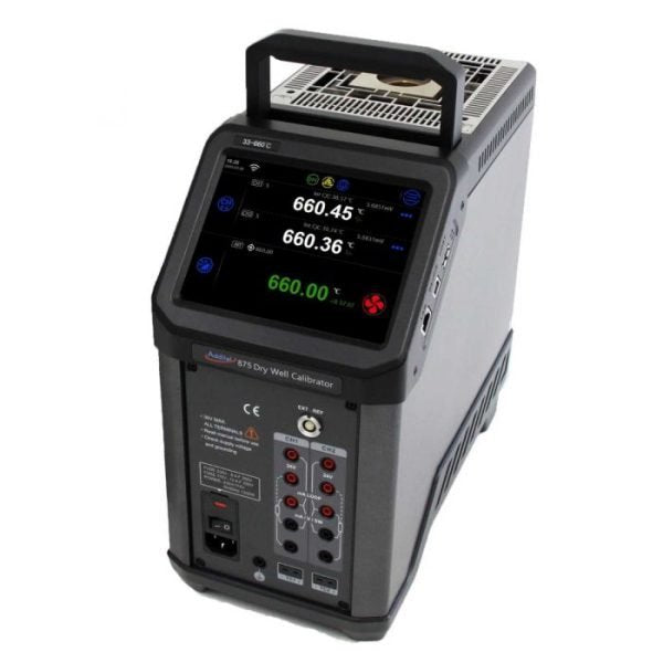 Additel ADT875PC-155-C-110V Dry Well Calibrator, -40 to 155 °C, Process Calibrator, Insert C