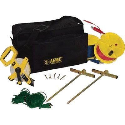 AEMC 2135.35 Ground Resistance Test Kit for 3-Point Testing, 150 ft