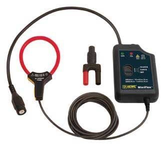 AEMC MF 3000-10-2-1 MiniFlex Flexible Current Sensor, 300/3000 A AC, 10 in