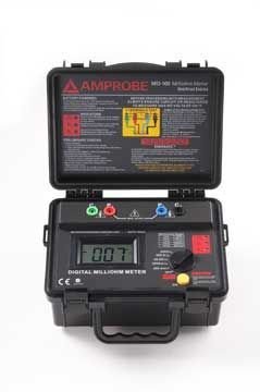 Amprobe MO-100 Milliohm Meter, 100 µOhm Resolution, 0 to 2000 Ohm
