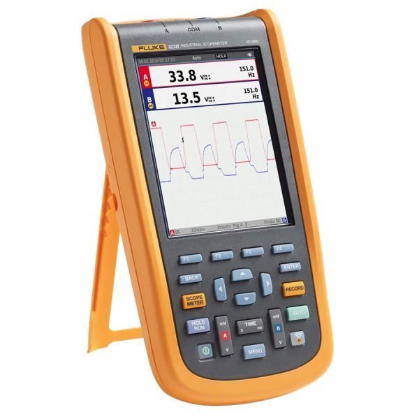 Fluke 123B/INT Industrial ScopeMeter, 20 MHz, 2-Channel