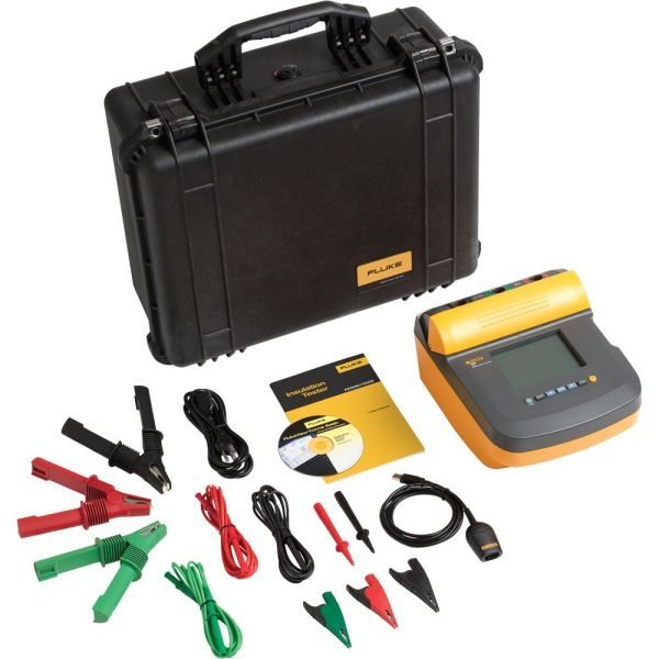 Fluke 1555 KIT Insulation Tester, 10 kV, 2 Teraohm, IP67 Hard Case