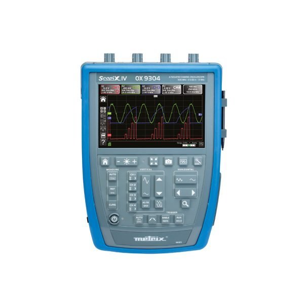 AEMC OX 9304 IV Handheld Oscilloscope, 300 MHz, 4-Channel, 2.5 GS/s, 12-Bit, 600V CAT III
