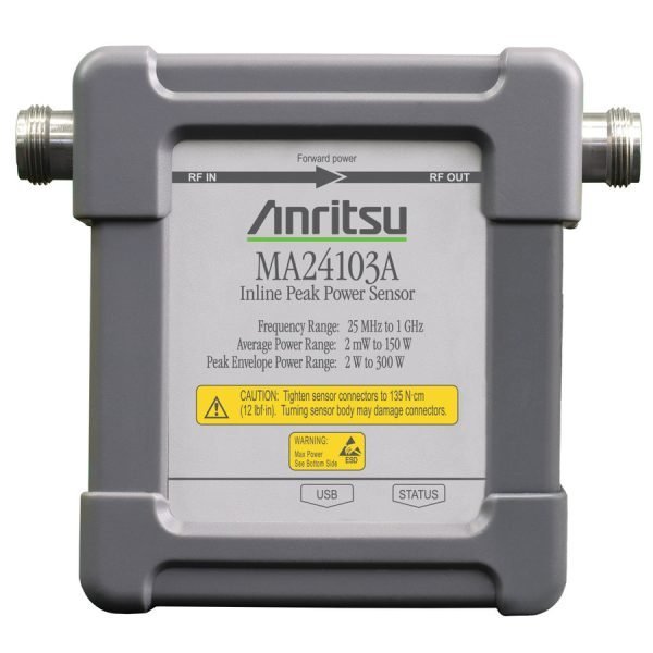 Anritsu MA24103A Inline Peak Power Sensor, 25 MHz to 1 GHz, 150 W