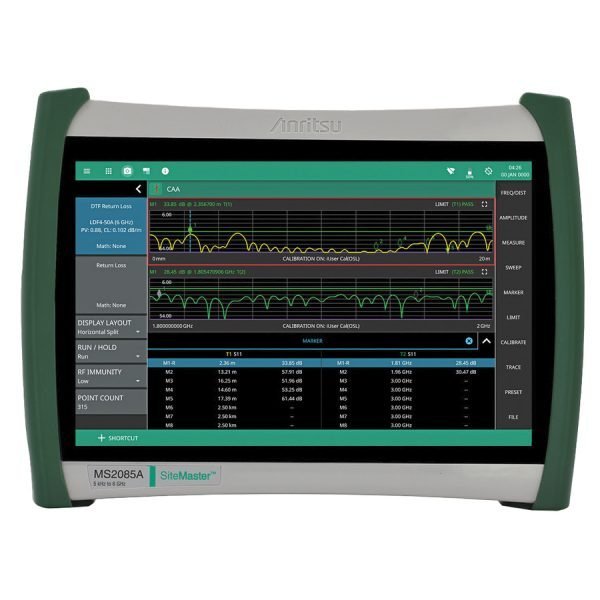 Anritsu MS2085A Cable and Antenna Analyzer, 5 kHz to 6 GHz, Site Master MS208xA Series