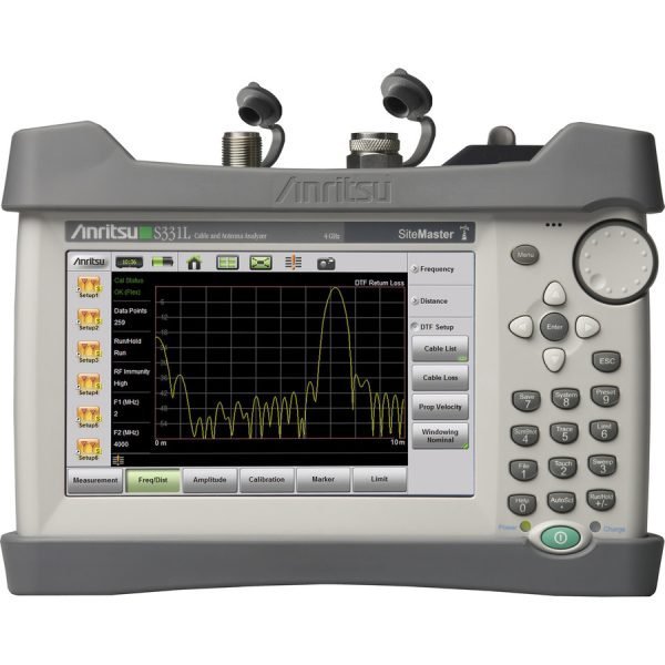 Anritsu S331L Site Master Cable and Antenna Analyzer, 2 MHz to 4 GHz